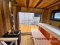 🌲 Badefässer aus Thermoholz, 65 mm Korpusstärke, Premium-Qualität. Video