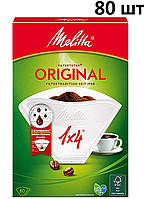 Фильтры бумажные Melitta Original 1X4 80 шт. белые