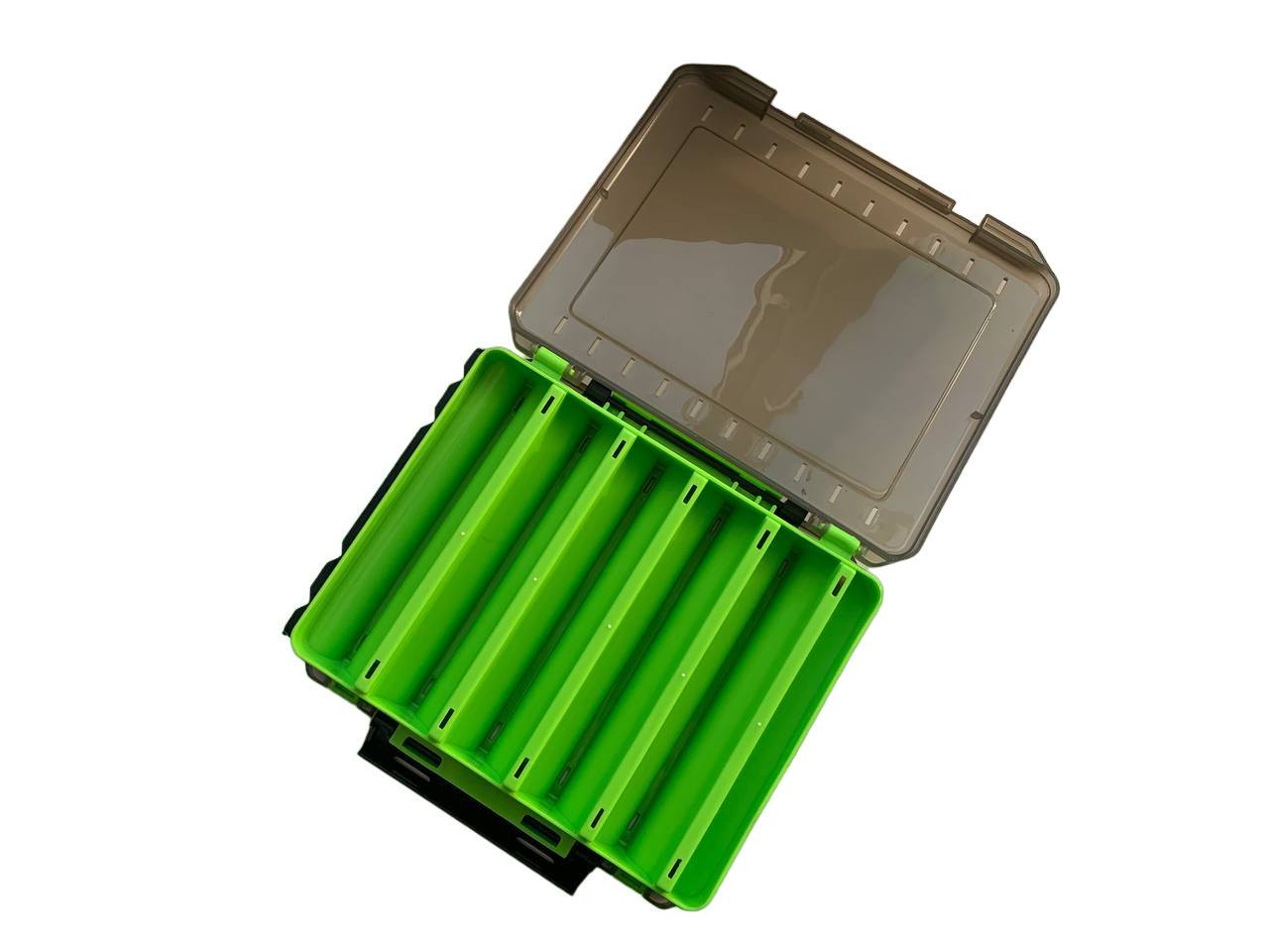 Двостороння коробка для воблерів Коробка MmFishing L 21х18х5 см (Зелена)