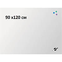 Доска Axent 9616-21-А Магнитная Маркерная Стеклянная 90x120 см Белая Офисная магнитная доска Доска стеклянная