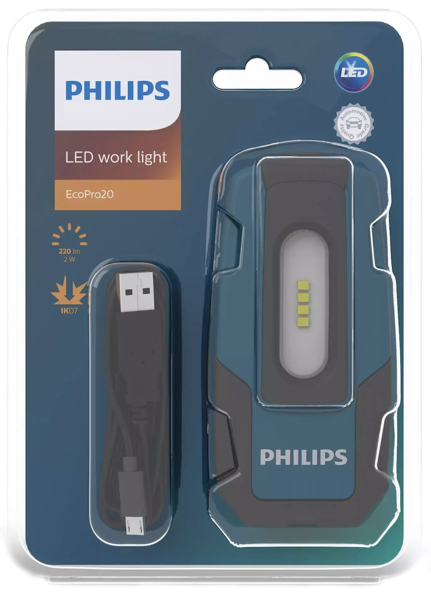 Світлодіодний інспекційний ліхтар Philips EcoPro20 LED lamp RC320 3.7V B1, фото 1
