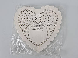 Серветка ажурна СЕРЦЕ Ф26,7(200шт) (1 пач)