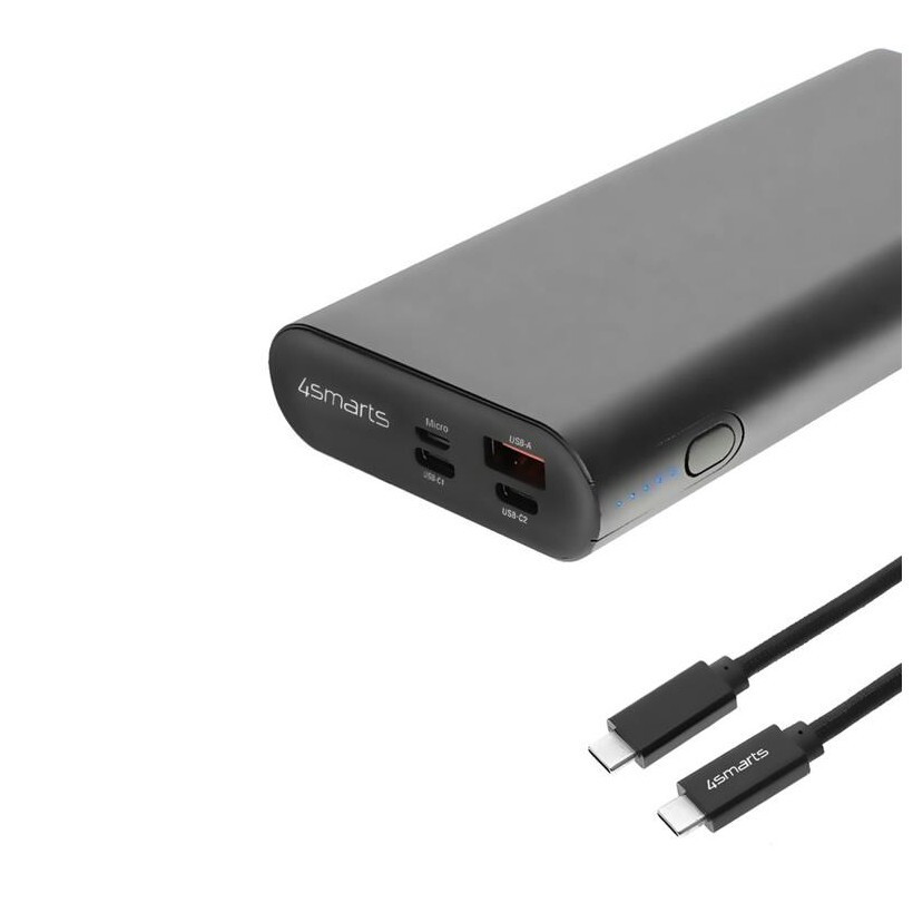 Портативний ЗП 4Smarts 20000mAh Enterprise 2 130W QC/PD Black