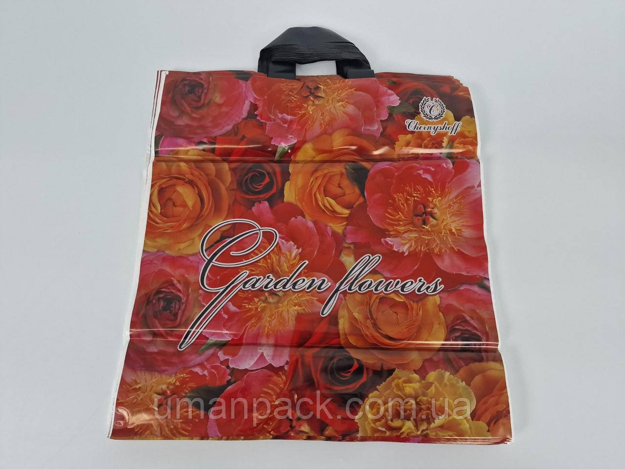 Пакет із петльовою ручкою 40*42 "Квітковий сад Репако (25 шт.)