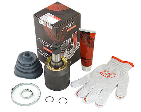 ШРУС ВАЗ 2108-15, 1117-19, 2170-72, 2190-92 внутрішній (з пильовиком і хомутами) (24x22) (з тришипом), фото 1