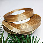 Стрічка атласна 0.6 см золота, фото 2