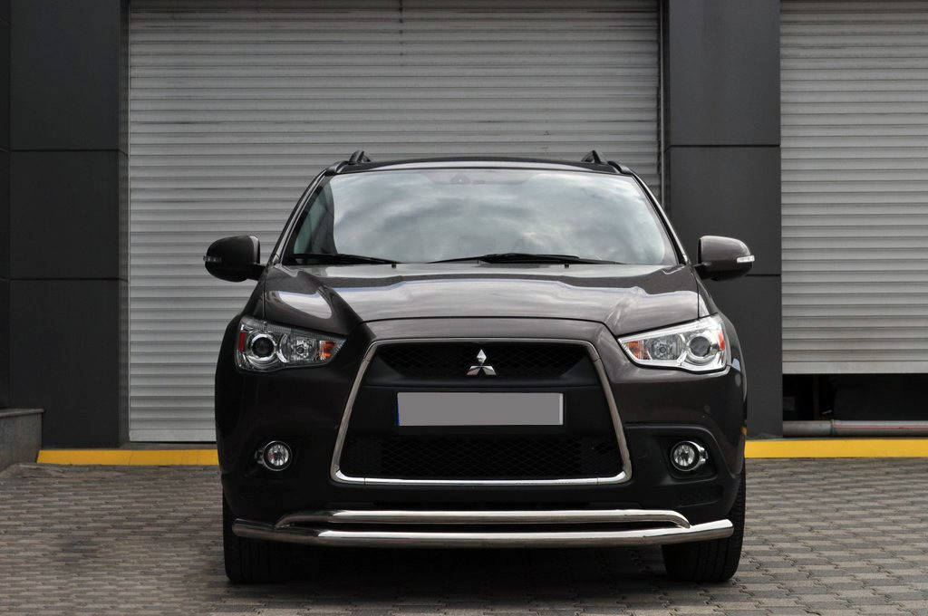 Передній захист ST017 (нерж.) для Mitsubishi ASX 2010-2023 рр