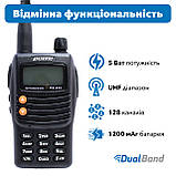 Рація Puxing PX-333 VHF 5 Вт, FM радіо функція, скремблер 8 груп, фото 2
