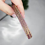 Стрічка парча 0.6 см фіолетова, фото 3