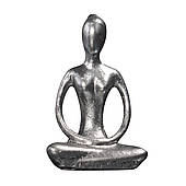 Статуетка декоративна MVM MY HOME Асана Сірий (DH-ST-19-4 GRAY)