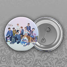 Значки 32 мм Stray Kids