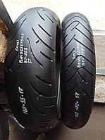 Комлект вживаних Мотошин Bridgestone 180/55-17 і 120/70-17 BT-023 TL v2