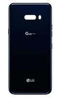 Задня кришка для LG G850UM G8X ThinQ, чорна, New Aurora Black, оригінал (54)
