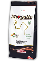 Сухой корм для стерилизованных кошек Morando Miogatto Sterilized с натуральной курицей 10 kg