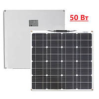 Солнечная панель KAUWAX, солнечная батарея, настоящие 50Вт гибкая, монокристаллическая