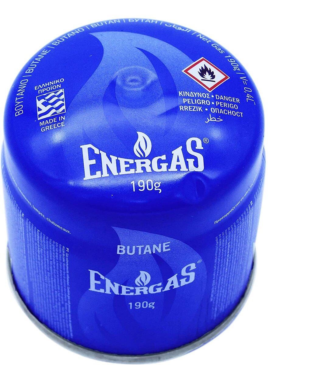 Балон газ разовий ENERGAS пробивний 190g/330ml type 200 VIROK-ENE190