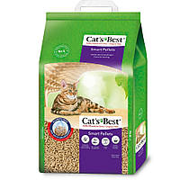 Деревний наповнювач для котячого туалету Cats Best Smart Pellets 20л, 10кг