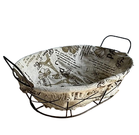 Кошик металевий каркасний Helios Paris зі знімною тканиною 260х200х90см (7321)