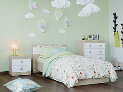 Дитячий Спальний Комплект Соната 8, Дуб Сонома, Білий