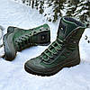 Тактичні берці зимові хакі, військові черевики олива зима, армійське взуття на зиму для зсу, розміри: 36-47, фото 4