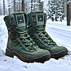 Тактичні берці зимові хакі, військові черевики олива зима, армійське взуття на зиму для зсу, розміри: 36-47, фото 6