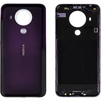 Задняя панель корпуса (крышка аккумулятора) для Nokia 5.4 (TA-1337), оригинал Фиолетовый