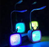 Настільна лампа з акумулятором Hello NO-05 складана світлодіодна лампа з usb, фото 4