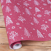 Новорічний папір для пакування подарунків 10 м