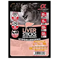 Лакомство для собак Alpha Spirit Dog Sticks Liver, 300г