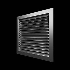 Решітка 500х900 для вентиляційних каналів ламельна сталева РВ-59