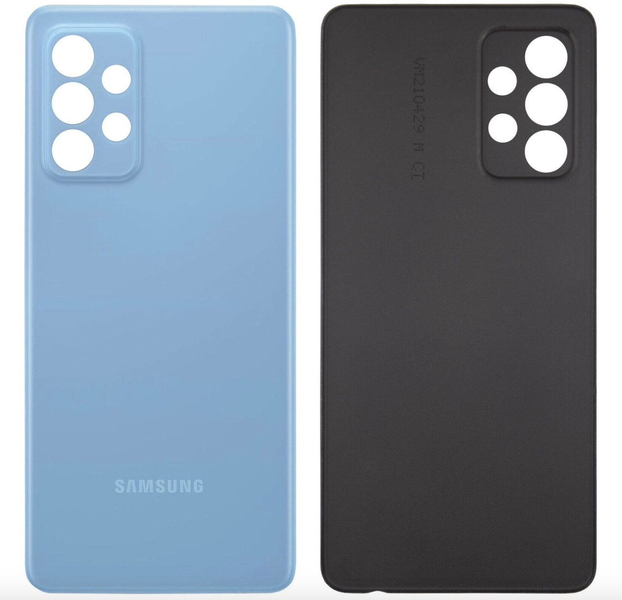 Задня кришка для Samsung A525F Galaxy A52/A526B/A528B, синя, Awesome Blue, фото 1