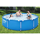 Каркасний басейн Bestway Steel Pro 56706 (366 х 76 см) круглий, фото 4