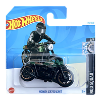 Машинка Базова Hot Wheels Honda CB750 Cafe Rod Squad 1:64 HTC61 Black