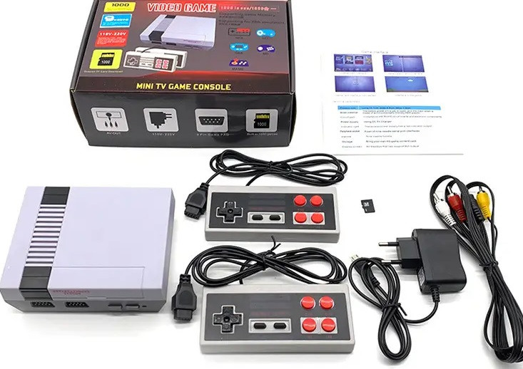 Mini TV Game Console 1000 ігри NES SFC GBA MD MAME (аналог Nintendo Entertainment System), фото 1