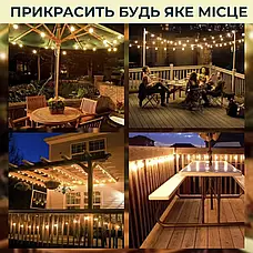 Гірлянда ретролампа 5 метрів 10 ламп SF-11, фото 6