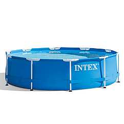 Круглий каркасний басейн Intex 28202 (305 х 76 см), з картриджним фільтром