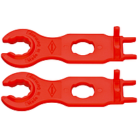 Набор монтажных инструментов KNIPEX (книпекс) для завинчивания и развинчивания соединения кабеля, 115 мм
