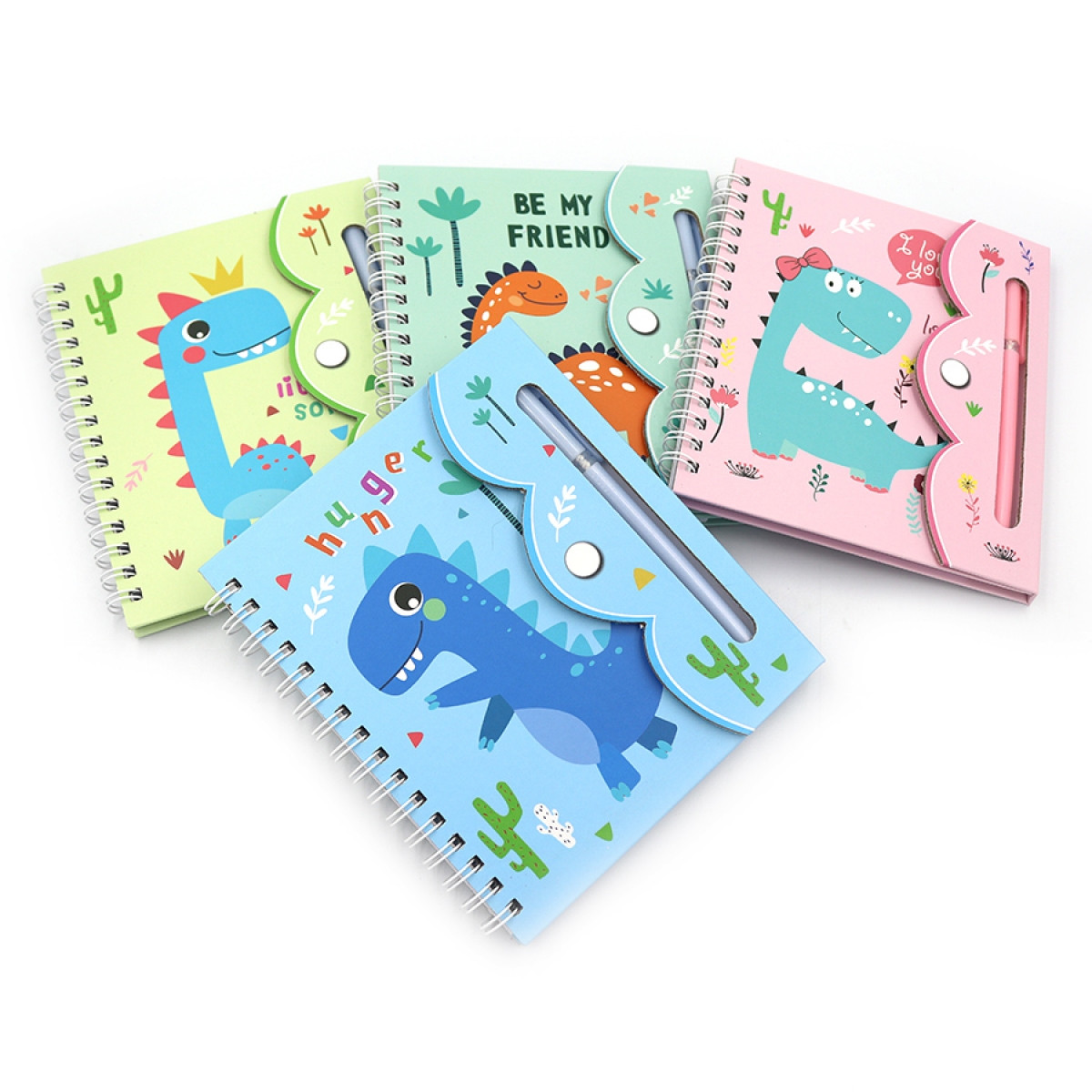 Блокнот дитячий на спіралі 12.7*15см "Dragon" з ручкою, фото 1