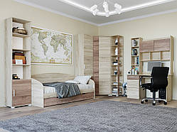 Дитячий Спальний Комплект Бриз 5, Дуб Сонома, Трюфель
