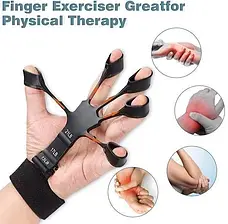 Тренажер для пальців, 6 рівнів стійкості, Підсилювач Для Рук FINGER RELAX, фото 2