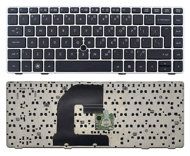 Tastiera Italiana Nera Con Frame Silver Per Notebook HP - Foto 13