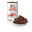 Вологий корм Brit Mono Protein Beef & Rice для собак, з яловичиною та рисом, 400 г, фото 4
