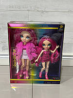 Набір ляльок Rainbow High Stella 2 Pack, Pink Fashion Dolls, Pink Hair, 9in Jr High Dolls junior