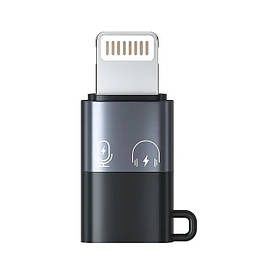 Адаптер Type-C Lightning для мікрофона гарнітури AC Prof 3753