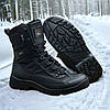 Тактичні берці зимові чорні, військові черевики в чорному кольорі зима, армійське взуття на зиму для зсу, розміри: 36-47, фото 5