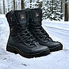 Тактичні берці зимові чорні, військові черевики в чорному кольорі зима, армійське взуття на зиму для зсу, розміри: 36-47, фото 6