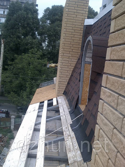 Покрівельні роботи бітумна черепиця, фото 1