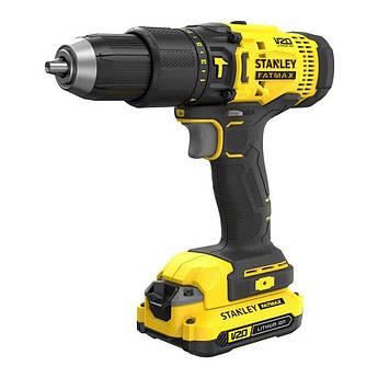 Дриль-шуруповерт ударний акумуляторний STANLEY FATMAX SFMCD711C2K