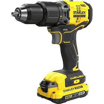 Дриль-шуруповерт ударний безщітковий акумуляторний STANLEY FATMAX SFMCD715D2K