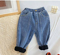 Утепленные детские джинсы Унисекс